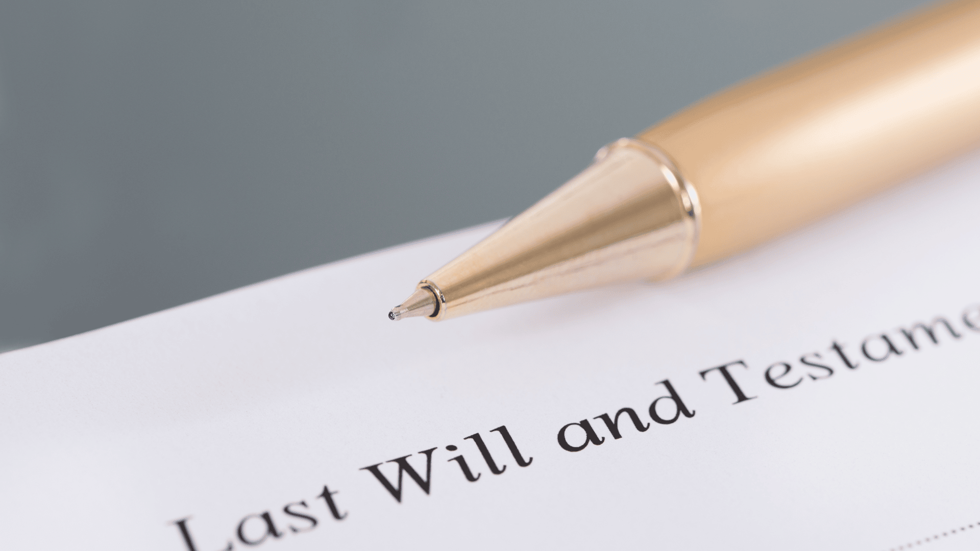 Pen and Will document. Will Lawyers Penrith, Norwest & Sydney. Probate Lawyers Sydney.